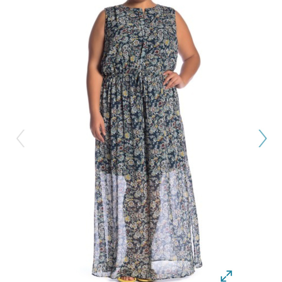 Daniel Rainn Dresses & Skirts - DR2 by Daniel Rainn Sleeveless Teal Maxi Dress